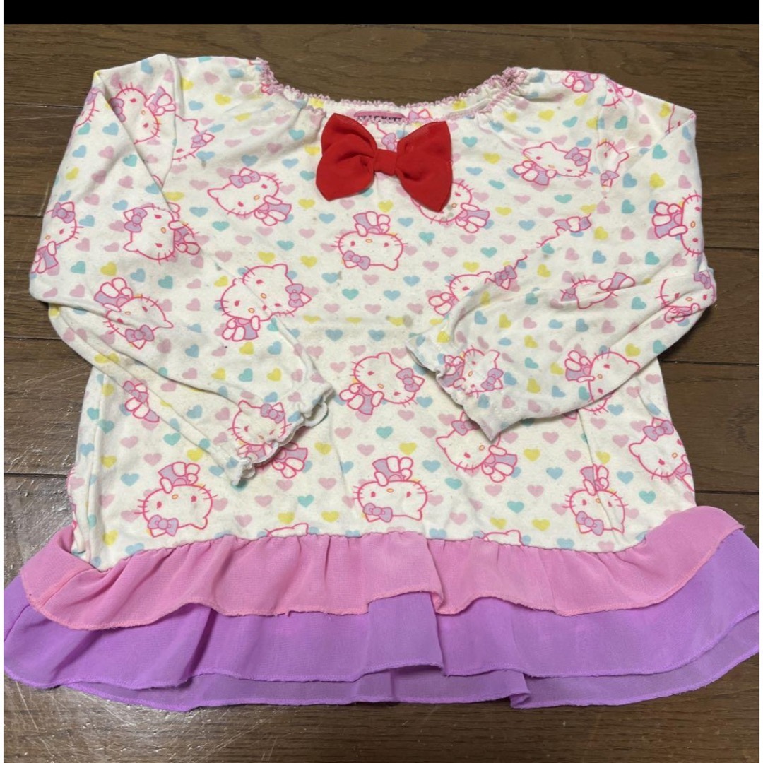 サンリオ(サンリオ)の100cm キッズ/ベビー/マタニティのキッズ服女の子用(90cm~)(Tシャツ/カットソー)の商品写真