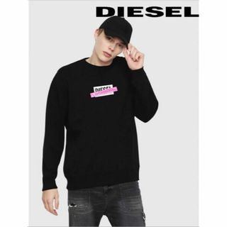 新品未使用DIESELスウェット ボクシーフィットボックスロゴパーカースウェット