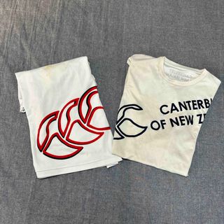 カンタベリー(CANTERBURY)のカンタベリー　白　Tシャツ　2点　Mサイズ(Tシャツ/カットソー(半袖/袖なし))