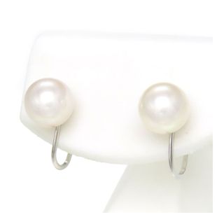 ミキモト(MIKIMOTO)のミキモト アコヤ パール イヤリング WGK14 (K14WG) レディース MIKIMOTO [美品] 【中古】 【ジュエリー】(イヤリング)