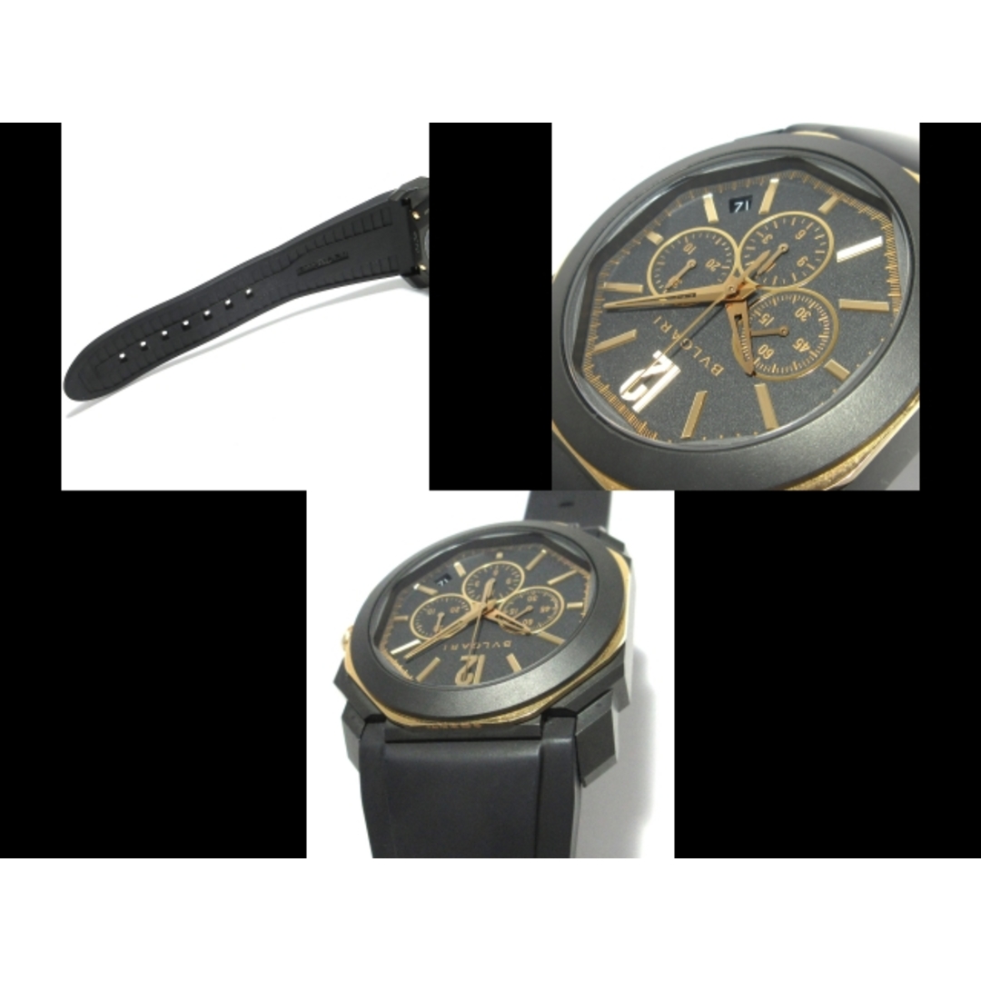 ブルガリ BVLGARI BGOP41SGCH ブラック メンズ 腕時計