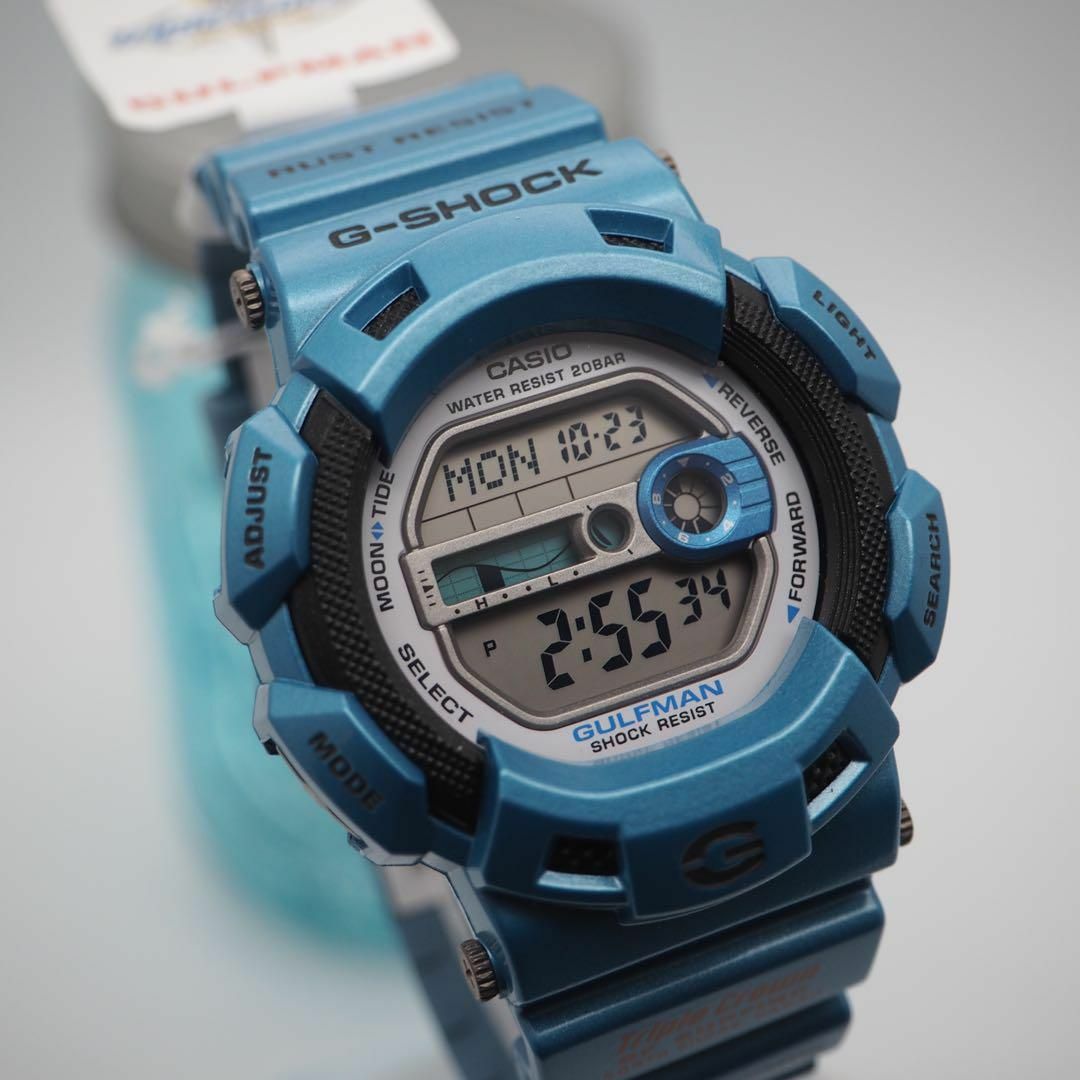 G-SHOCK(ジーショック)の201【新品】Gショック時計　限定品　ガルフマン　トリプルクラウン　ブルー メンズの時計(腕時計(デジタル))の商品写真