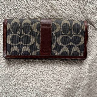 コーチ(COACH)のcoach 長財布 デニム(長財布)