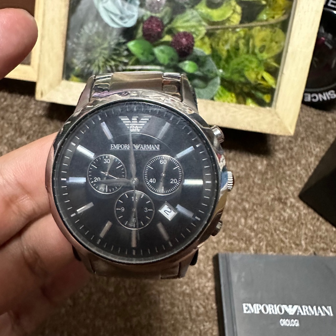 Emporio Armani(エンポリオアルマーニ)のEMPORIO ARMANI 腕時計 クオーツ メンズの時計(腕時計(アナログ))の商品写真