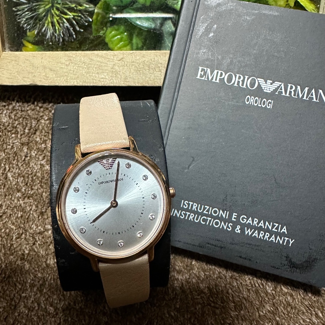 Emporio Armani(エンポリオアルマーニ)のEMPORIO ARMANI レディース　クオーツ 腕時計  レディースのファッション小物(腕時計)の商品写真