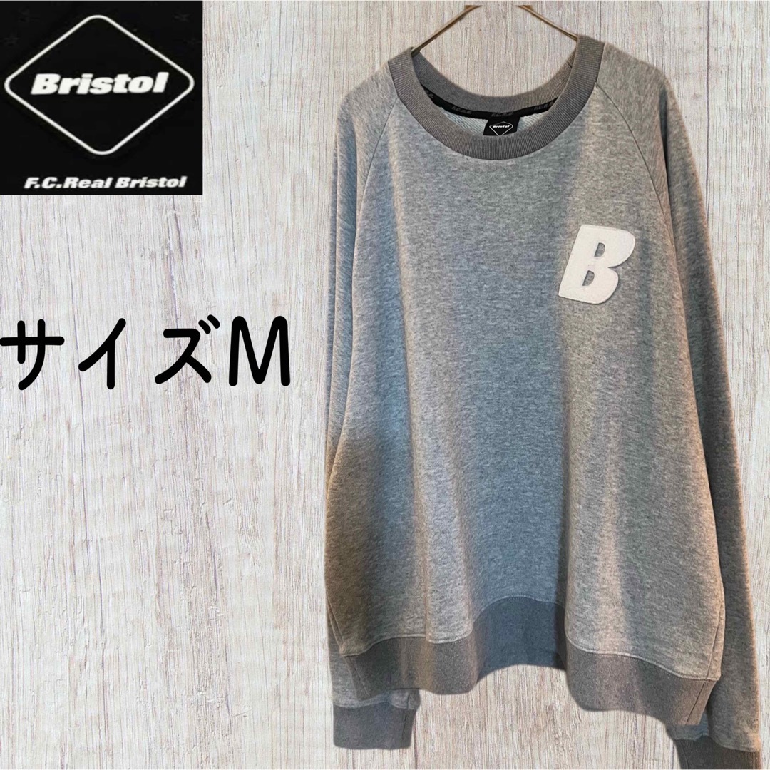 【美品】f.c.real bristol  ビッグワイドクルーネック　スウェット