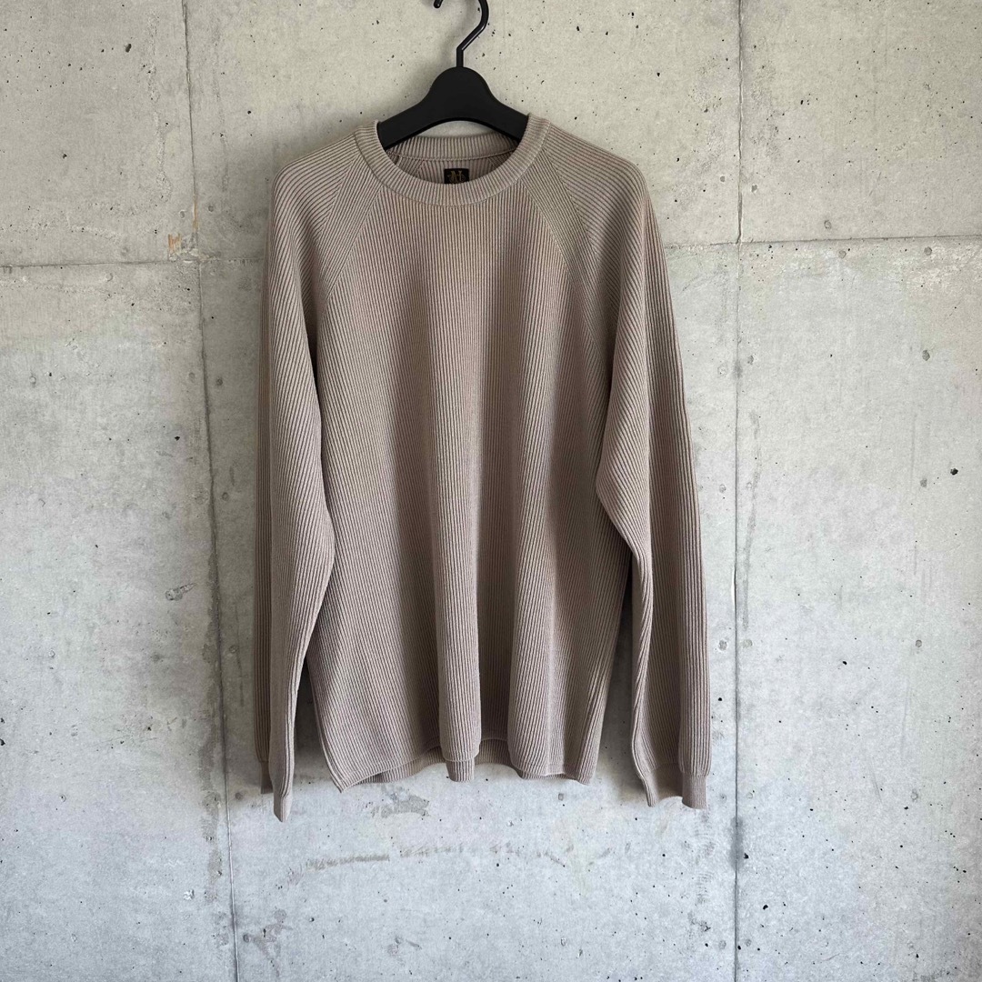 BATONER(バトナー)の【新品】Batoner EXTRA HARD TWIST WOOL CREW メンズのトップス(ニット/セーター)の商品写真