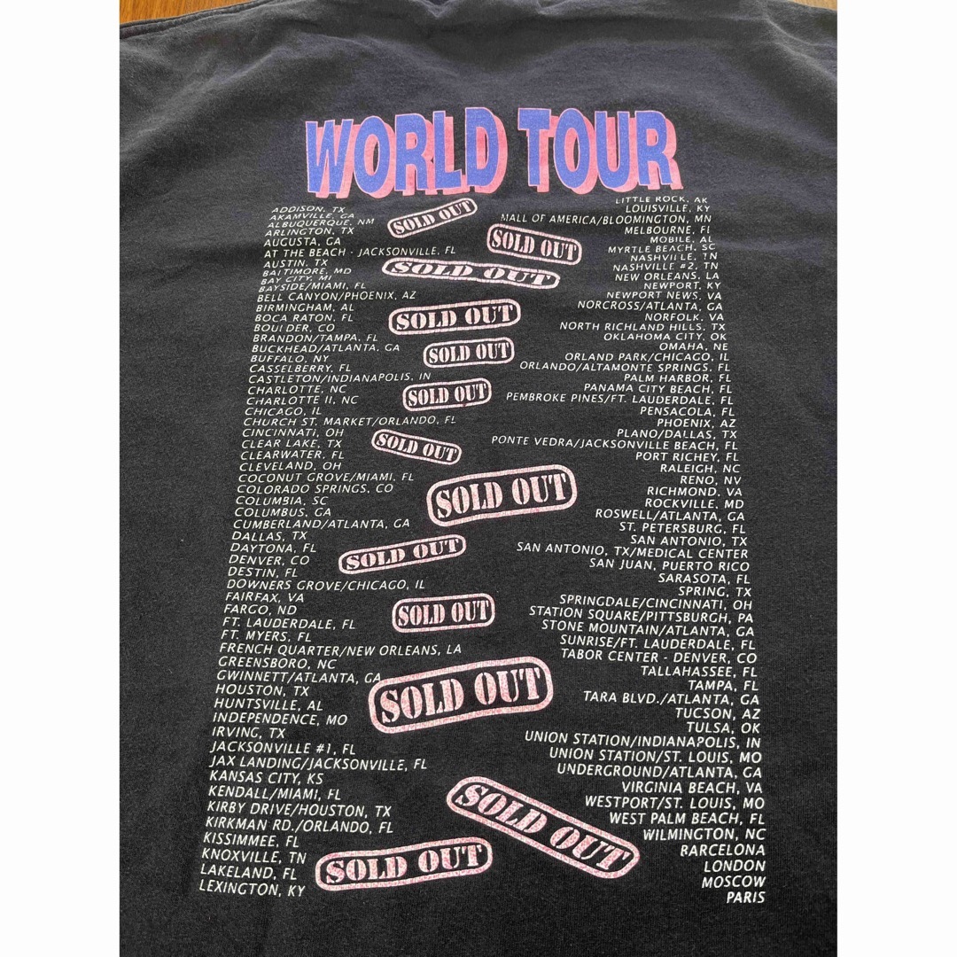 セカオワ 深瀬着用 90s HOOTERS WORLD TOUR Tシャツ