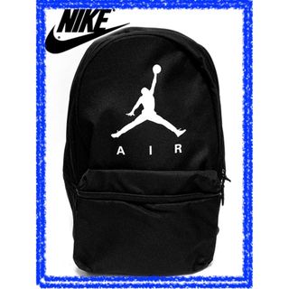 ナイキ(NIKE)のメンズ レディース リュック ブラック×ホワイト NIKE ナイキ AIR JORDAN JUMPMAN LOGO BACKPACK 9A0289-F66 日本未入荷”ナイキジョーダンジャンプマンロゴバックパック ne143(バッグパック/リュック)