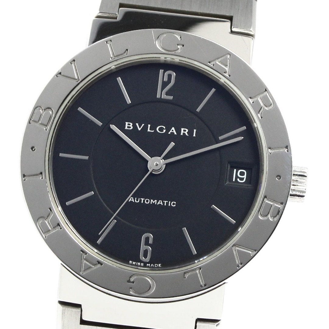 ブルガリ BVLGARI BB33SSAUTO ブルガリブルガリ デイト 自動巻き メンズ 保証書付き_772661