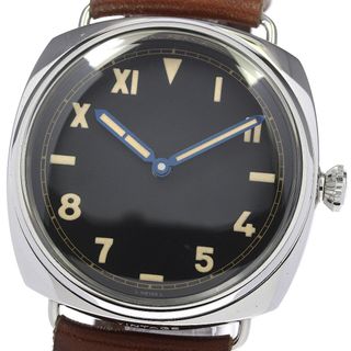 パネライ(PANERAI)のパネライ PANERAI PAM00448 ラジオミール 3デイズ カリフォルニア 手巻き メンズ 美品 箱・保証書付き_776643(腕時計(アナログ))