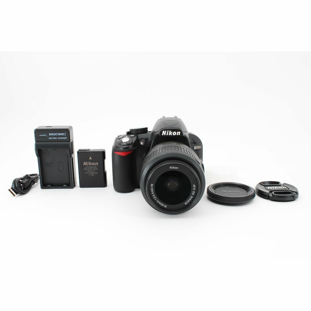 【現状品】ニコン Nikon D3100 18-55mm レンズキット　訳あり品