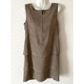 ボディドレッシングデラックス(BODY DRESSING Deluxe)のボディドレッシングデラックス　フェイクスエードワンピース(ひざ丈ワンピース)