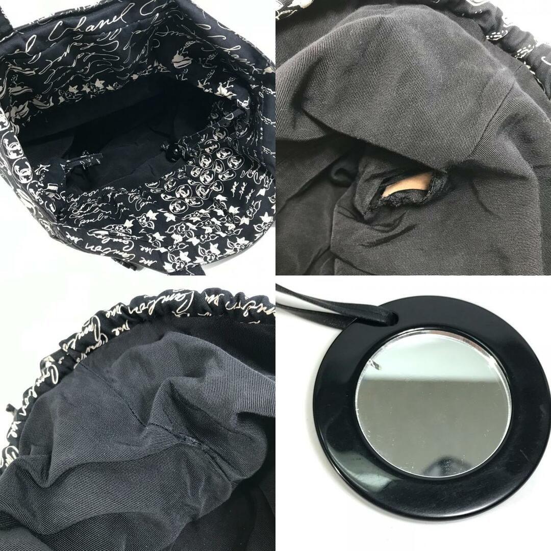 CHANEL - シャネル CHANEL カメリア ロゴ バケツ ミラーチャーム CHANEL - シャネル CHANEL カメリア ロゴ バケツ ミラーチャーム