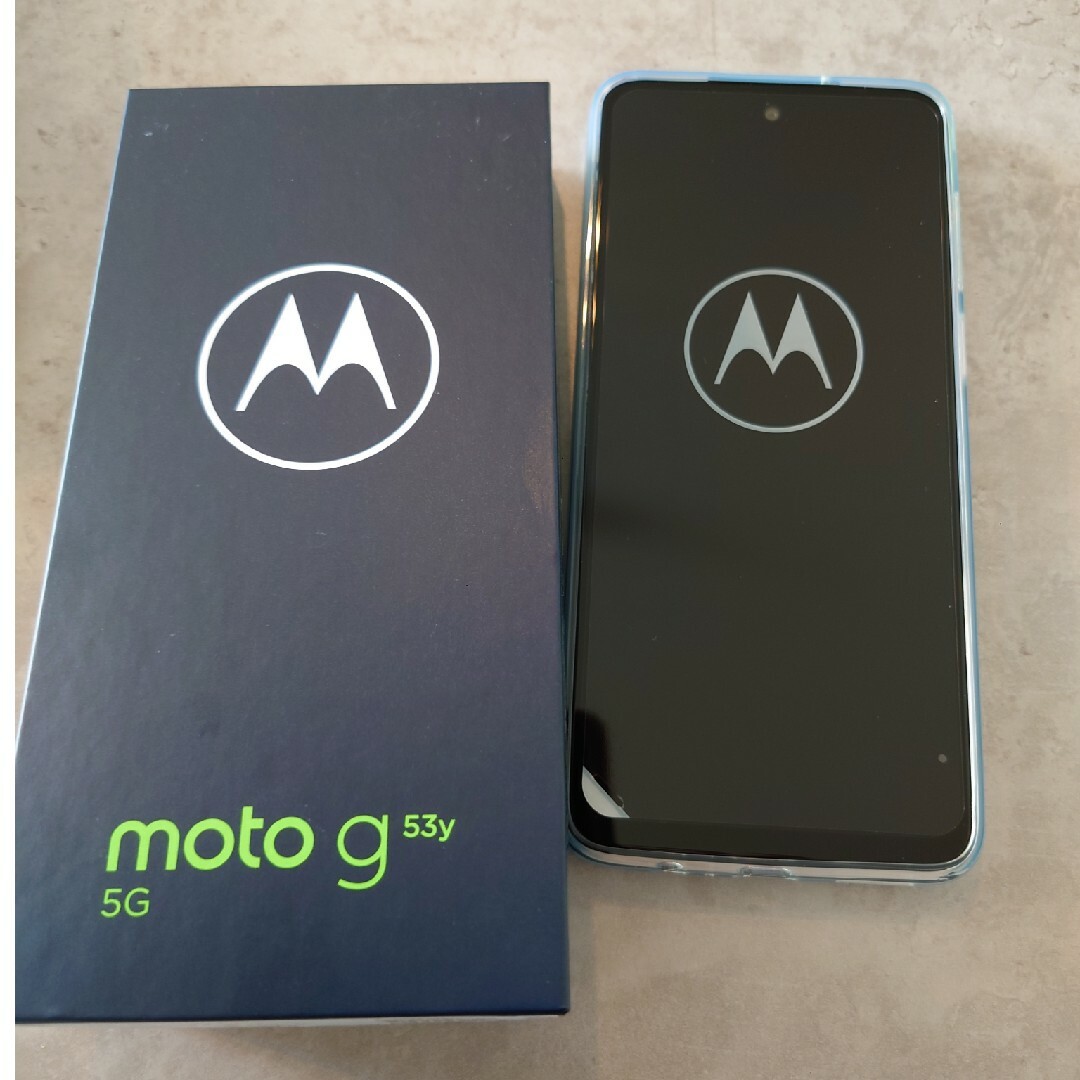 新品 MOTOROLA moto g53y 5G A301MO シルバー②