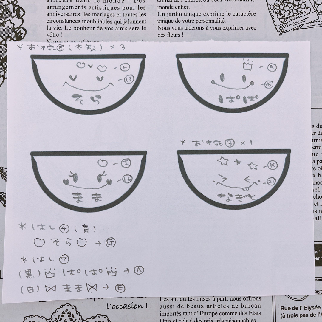 【sora様♡オーダー専用ページ】 その他のその他(オーダーメイド)の商品写真