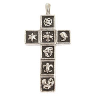 クロムハーツ(Chrome Hearts)のCHROME HEARTS クロムハーツ MULTI FRAMED CROSS PENDANT マルチフレームド クロス ペンダント ペンダントトップ ネックレストップ シルバー(ネックレス)