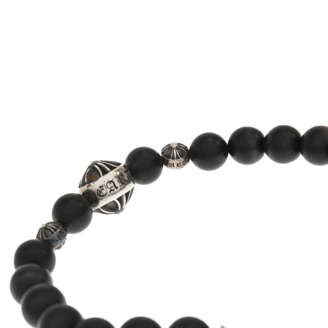 CHROME HEARTS クロムハーツ 8mm BEAD ビーズブレスレット シルバー/ブラック