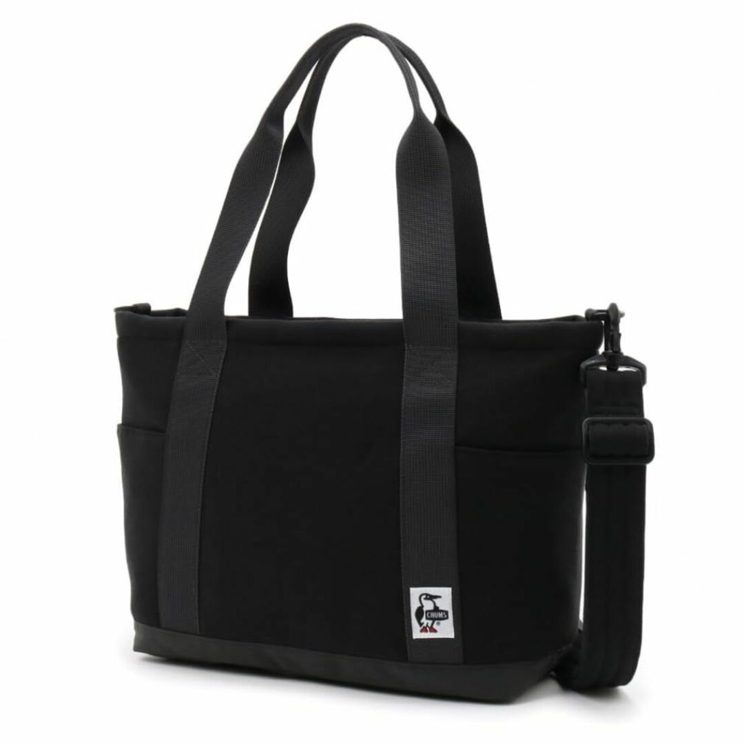 【色: ブラック/チャコール】チャムス Open Top Tote Bag Sw