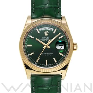 ロレックス(ROLEX)の中古 ロレックス ROLEX 118138 ランダムシリアル グリーン メンズ 腕時計(腕時計(アナログ))