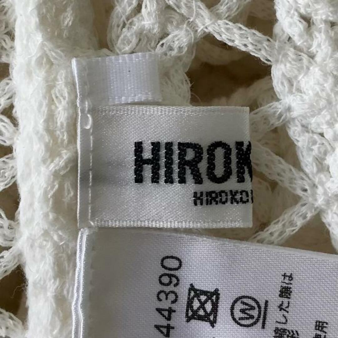 HIROKO BIS - ヒロコビス ワンピース サイズ9 M - 白の通販 by ブラン