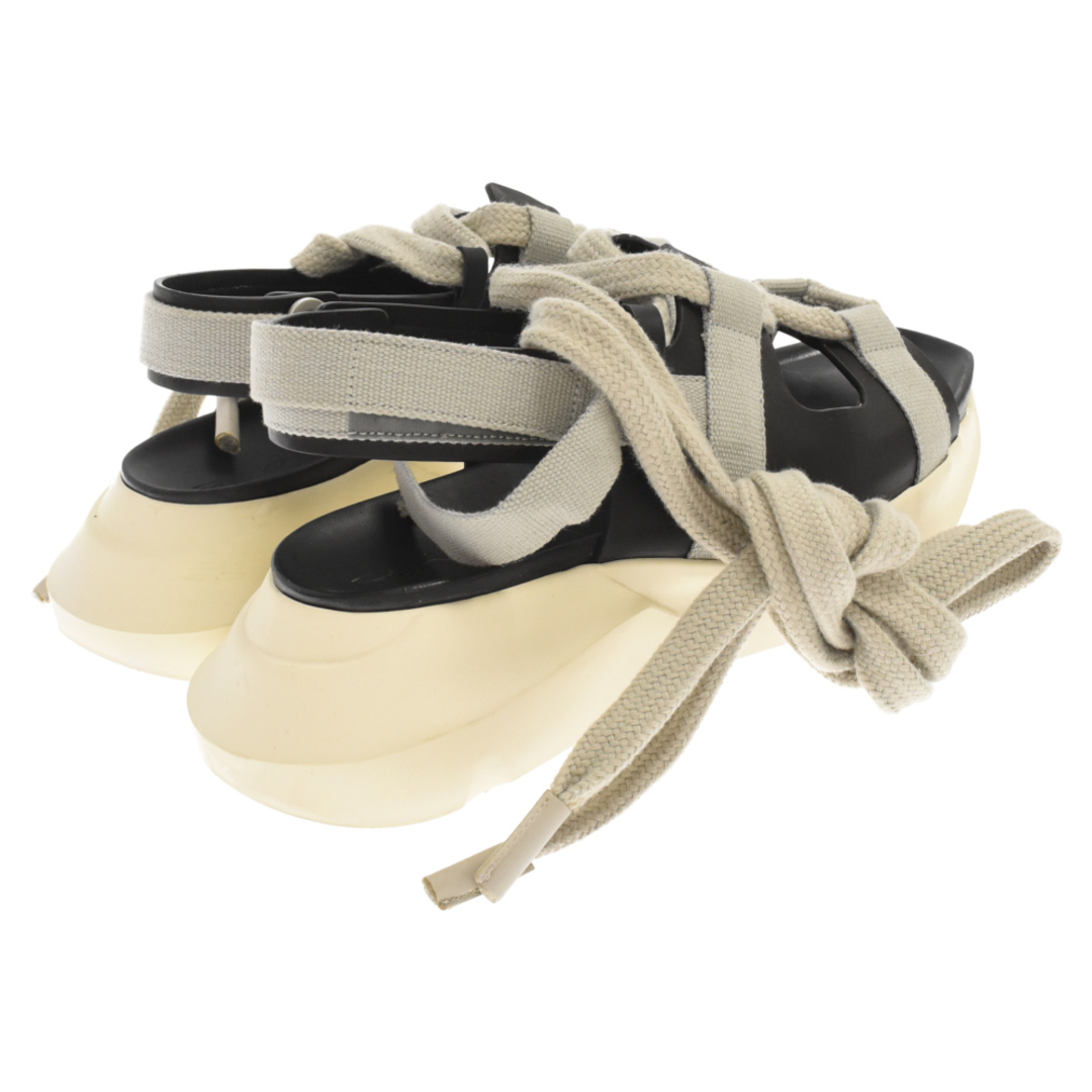 Rick Owens リックオウエンス GETH SANDAL RU01C4815 ゲス レザーレースアップサンダル シューズ ブラック Rick Owens リックオウエンス GETH SANDAL RU01C4815 ゲス レザーレースアップサンダル シューズ ブラック