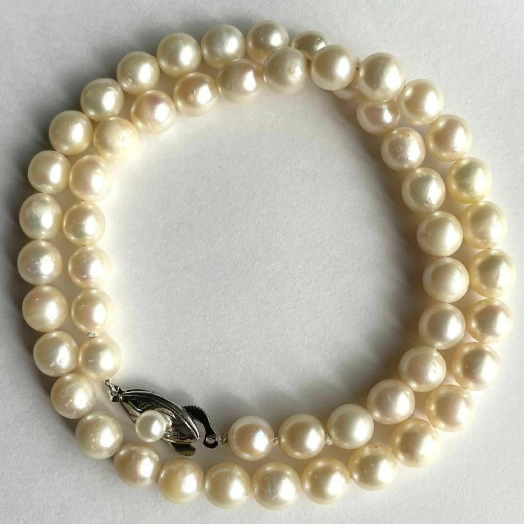 D アコヤ真珠　パール　8ミリ　ネックレス　Pearl necklace