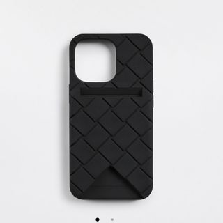 Bottega Veneta ボッテガヴェネタ イントレチャート ラバーシリコン iPhone14 Pro スマホケース - パープル by