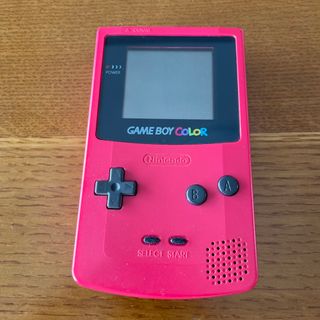 任天堂 Nintendo ゲームボーイカラー ピンク 携帯ゲーム機 当時物 希少