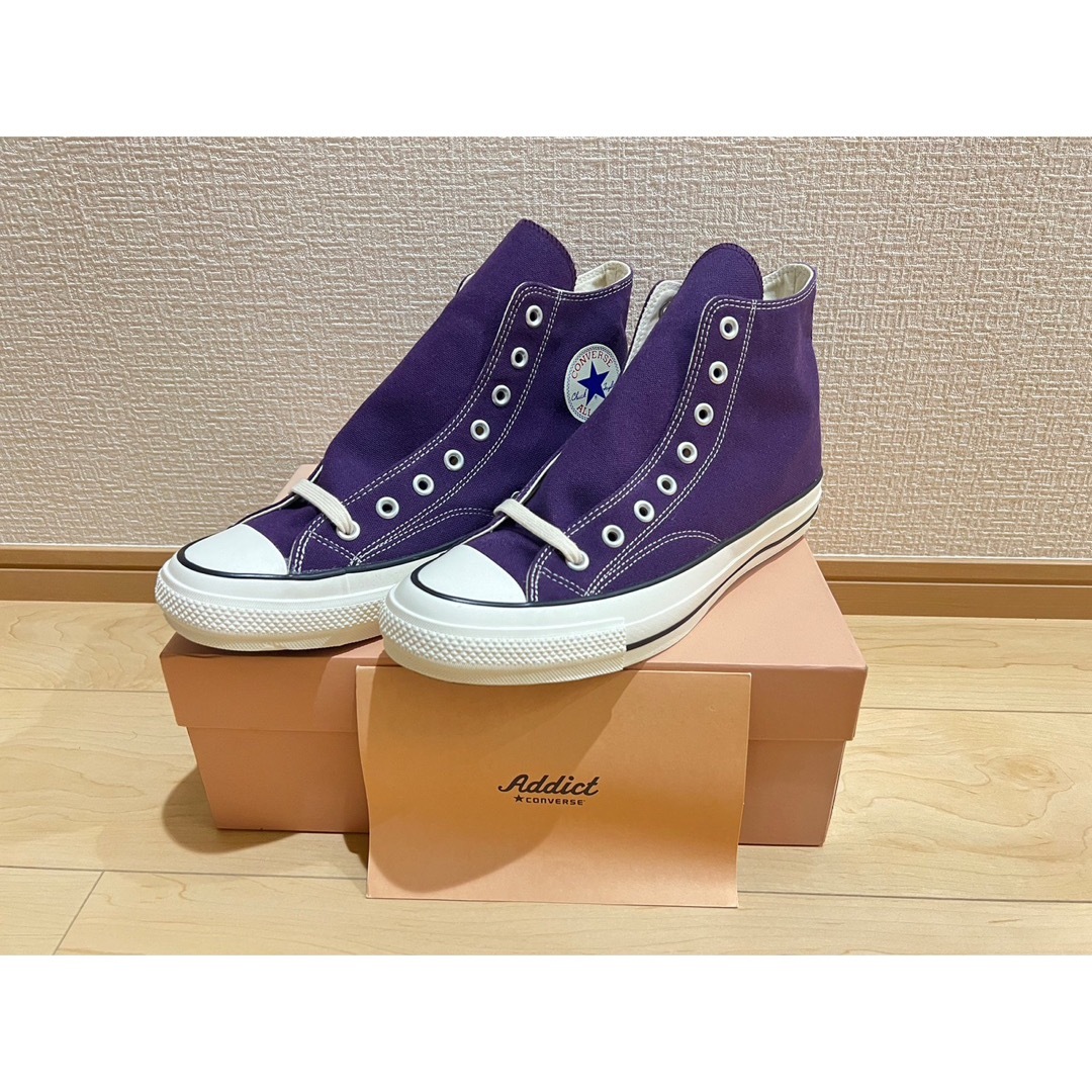 29.0cm パープル　Addict CHUCK TAYLOR HI ハイカット105