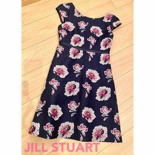 ジルスチュアート(JILLSTUART)の⭐︎新品タグ付き⭐︎ JILL STUART 花柄ワンピース サイズ2(ミニワンピース)