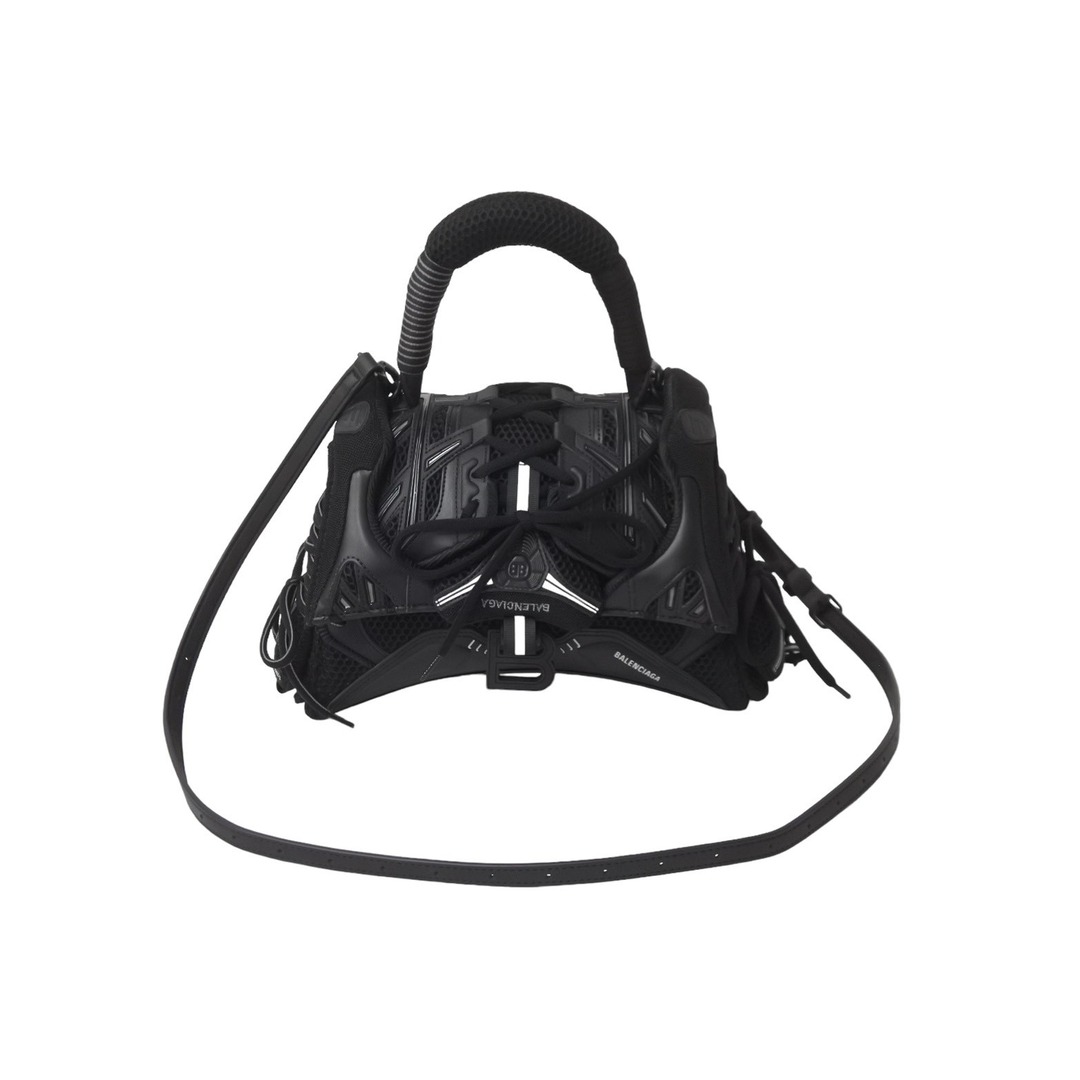 極美品 BALENCIAGA バレンシアガ ハンドバッグ 2WAYバッグ スニーカーヘッド トップハンドルS ブラック 661723  56180