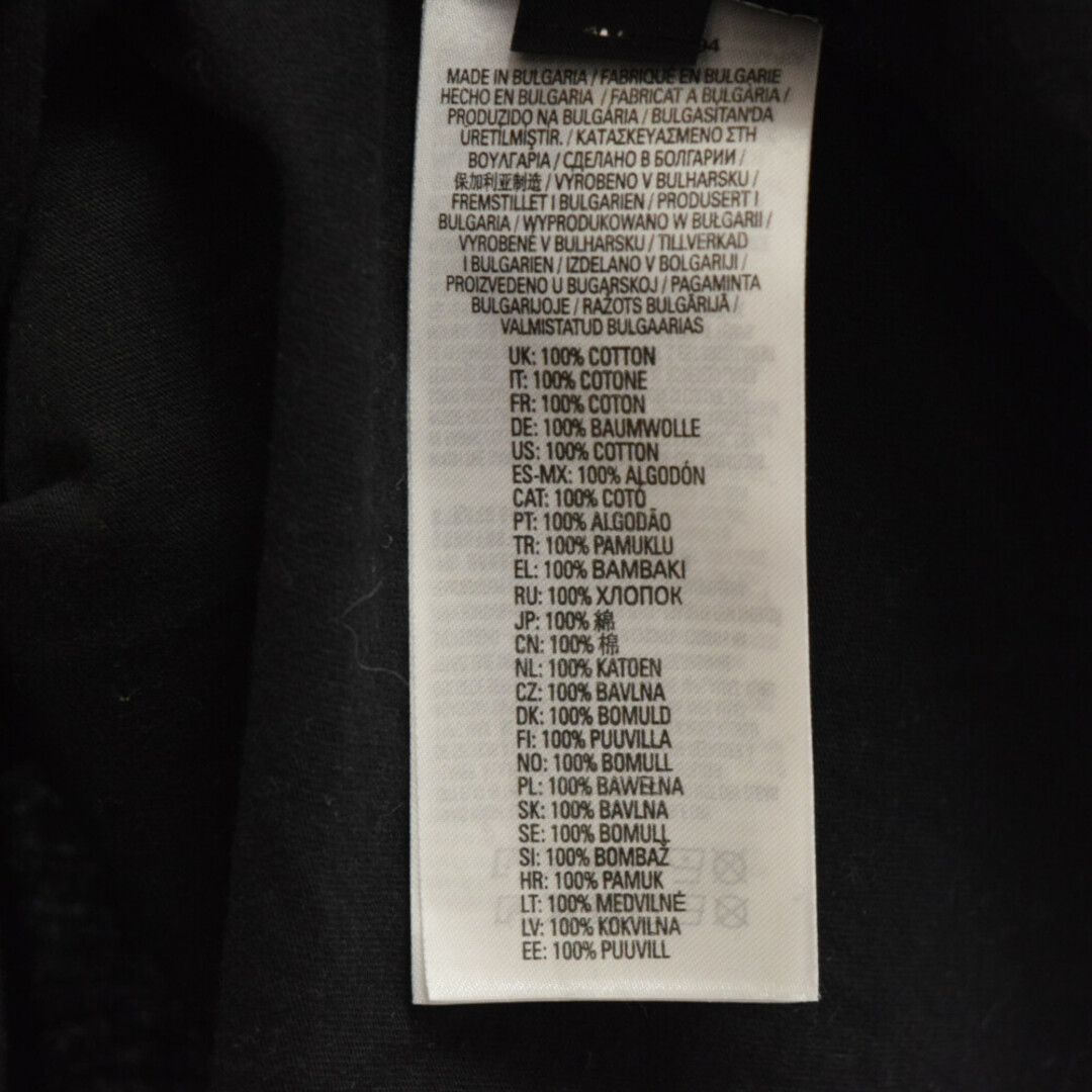 DIESEL ディーゼル T-NABEL-M1 T-SHIRT フロントプリントクルーネック半袖Tシャツ ブラック A11777
