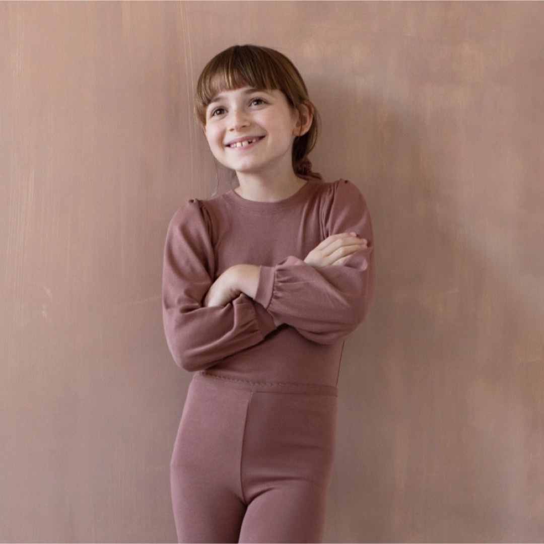soor ploom essential バルーンスリーブトップス 12Yキッズ服女の子用(90cm~)