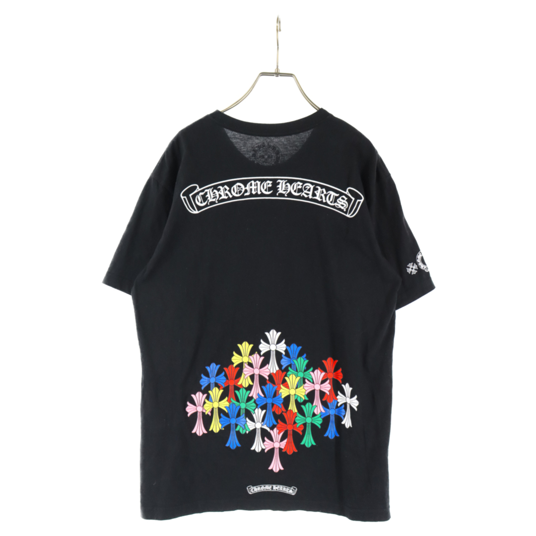 CHROME HEARTS クロムハーツ 22SS Multi Color Cross Cemetery T-shirt マルチクロスセメタリープリント半袖Tシャツ ブラック