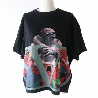 VALENTINO - ヴァレンティノ・チュール付きTシャツ◇4サイズ ベージュ ...