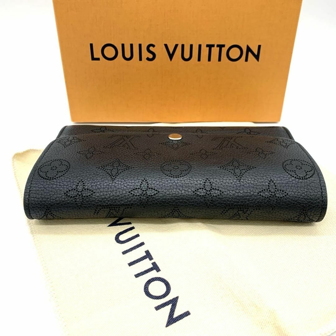 LOUIS VUITTON ルイヴィトン ポルトフォイユ マヒナ ブラック J5