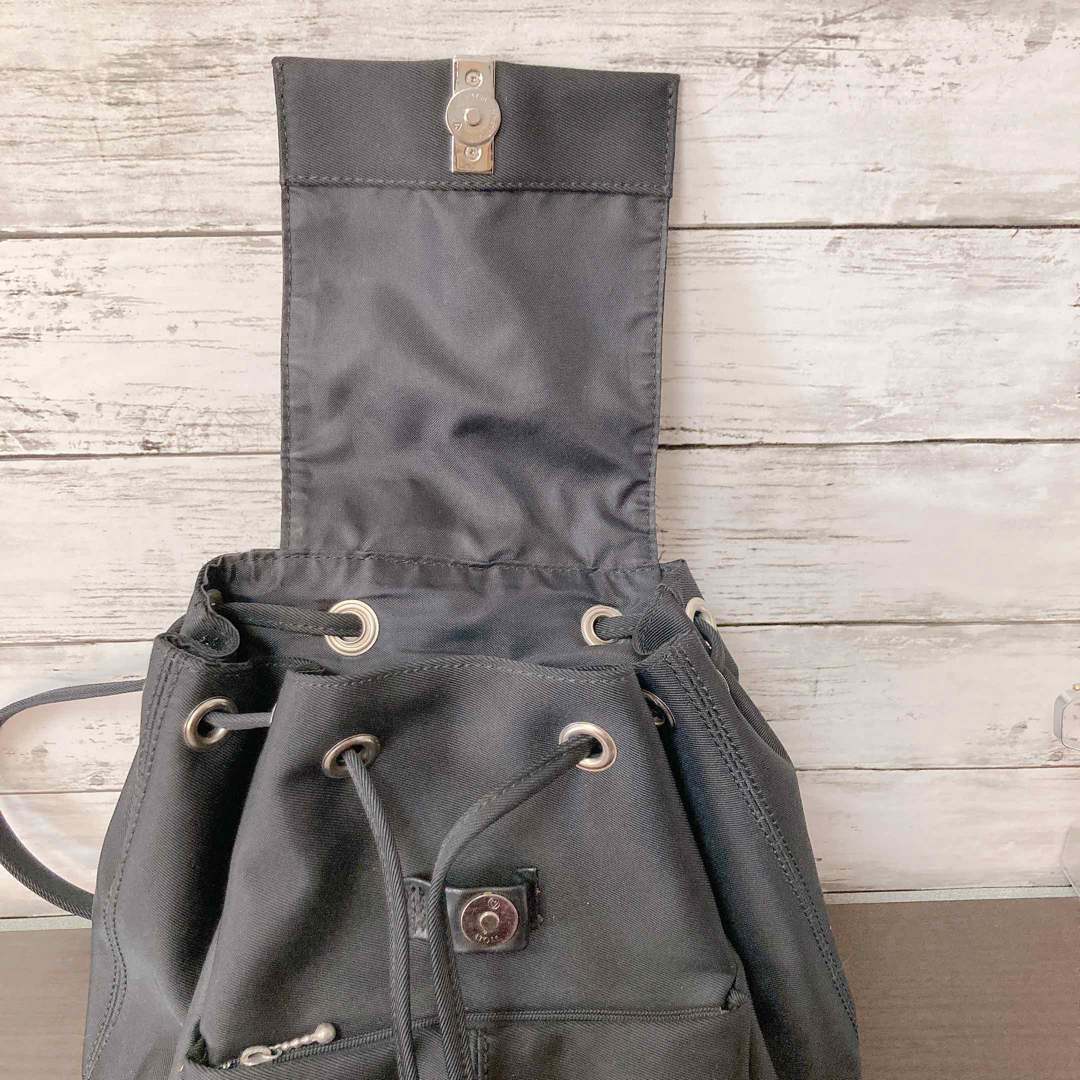 Marie Claire(マリクレール)の[marie claire]マリクレール　ミニリュック　黒　ブラック レディースのバッグ(リュック/バックパック)の商品写真