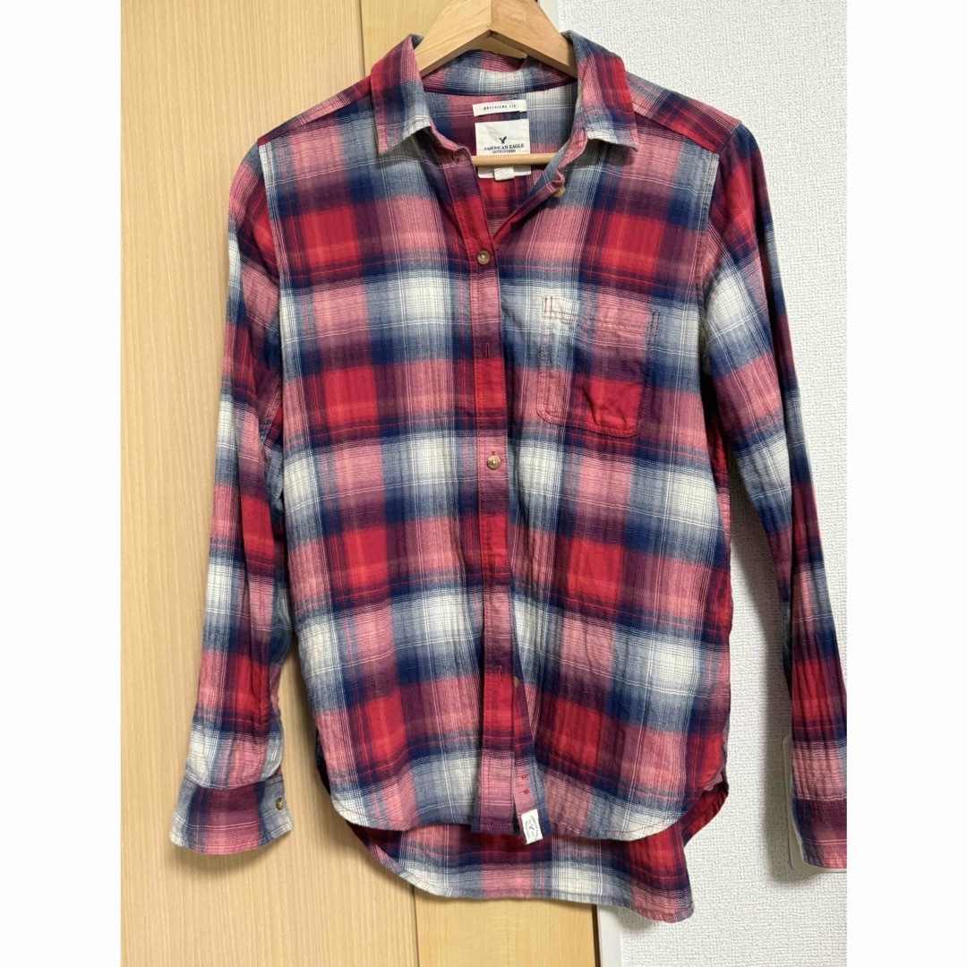 American Eagle(アメリカンイーグル)のAmerican eagle チェックシャツ レディースのトップス(シャツ/ブラウス(長袖/七分))の商品写真