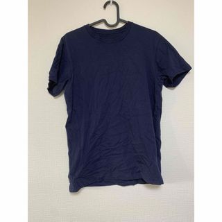 ユニクロ(UNIQLO)のUNIQLO ユニクロ 無地 Tシャツ Sサイズ シンプル カジュアル ネイビー(Tシャツ/カットソー(半袖/袖なし))