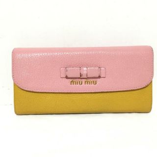 ミュウミュウ(イエロー/黄色系)の通販 200点以上 | miumiuを買うなら