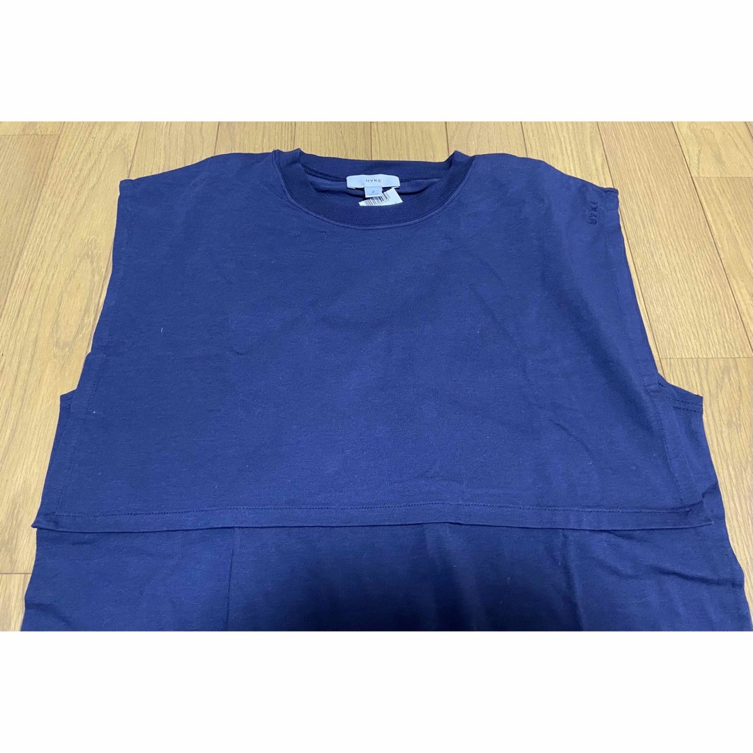 HYKE(ハイク)のHYKE ハイクCORDURA SLEEVELESS TEE  Mサイズ　新品 レディースのトップス(Tシャツ(半袖/袖なし))の商品写真