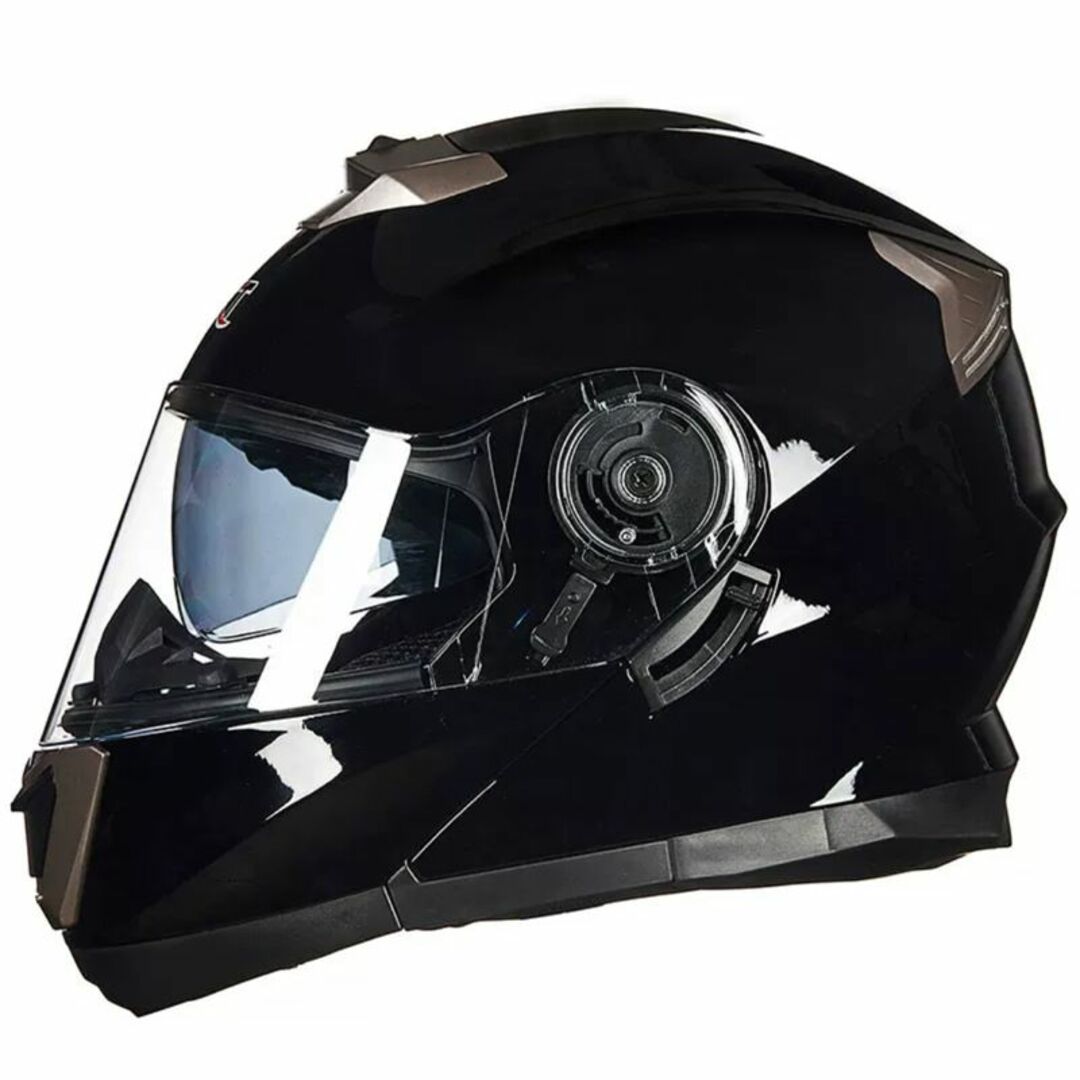 新入荷　オンロード フルフェイスヘルメット インナー丸洗い　艶有り黒　Lサイズ