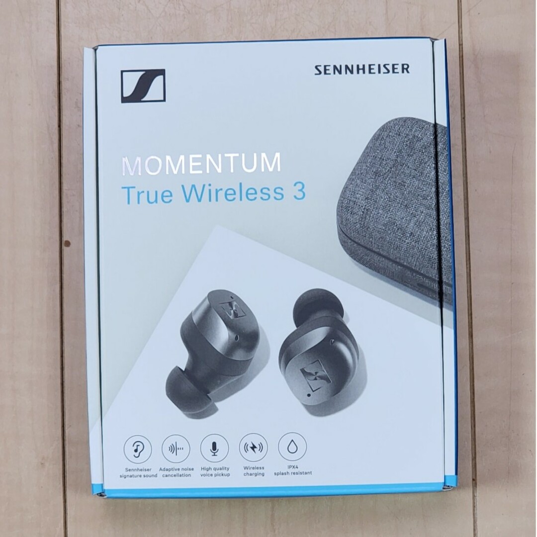 SENNHEISER(ゼンハイザー)の新品未開封　MOMENTUM True Wireless 3 グラファイト スマホ/家電/カメラのオーディオ機器(ヘッドフォン/イヤフォン)の商品写真