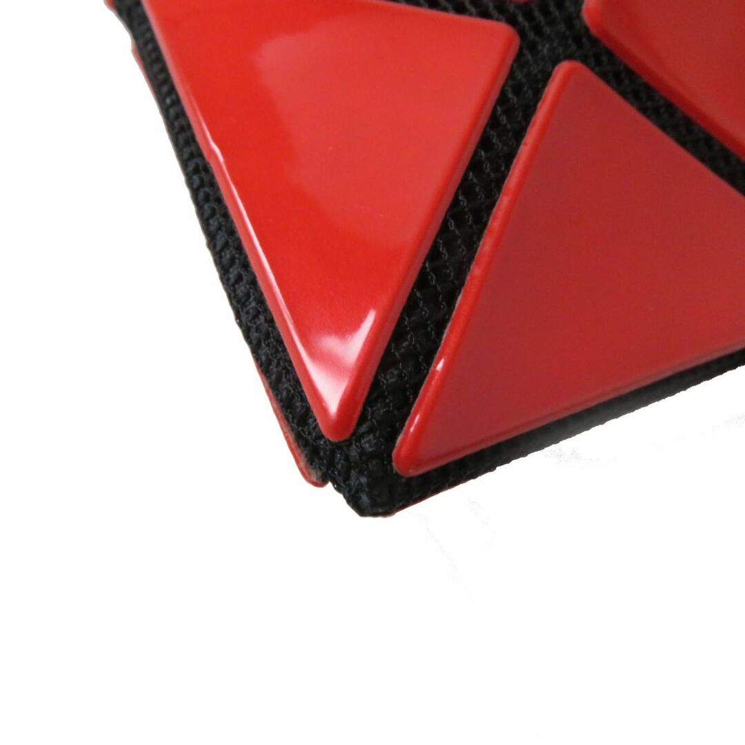 極美品◎正規品 日本製 BAO BAO ISSEY MIYAKE バオバオ イッセイミヤケ BB33-AG262 ルーセント クロス ボディ/ショルダーバッグ 赤×黒 8