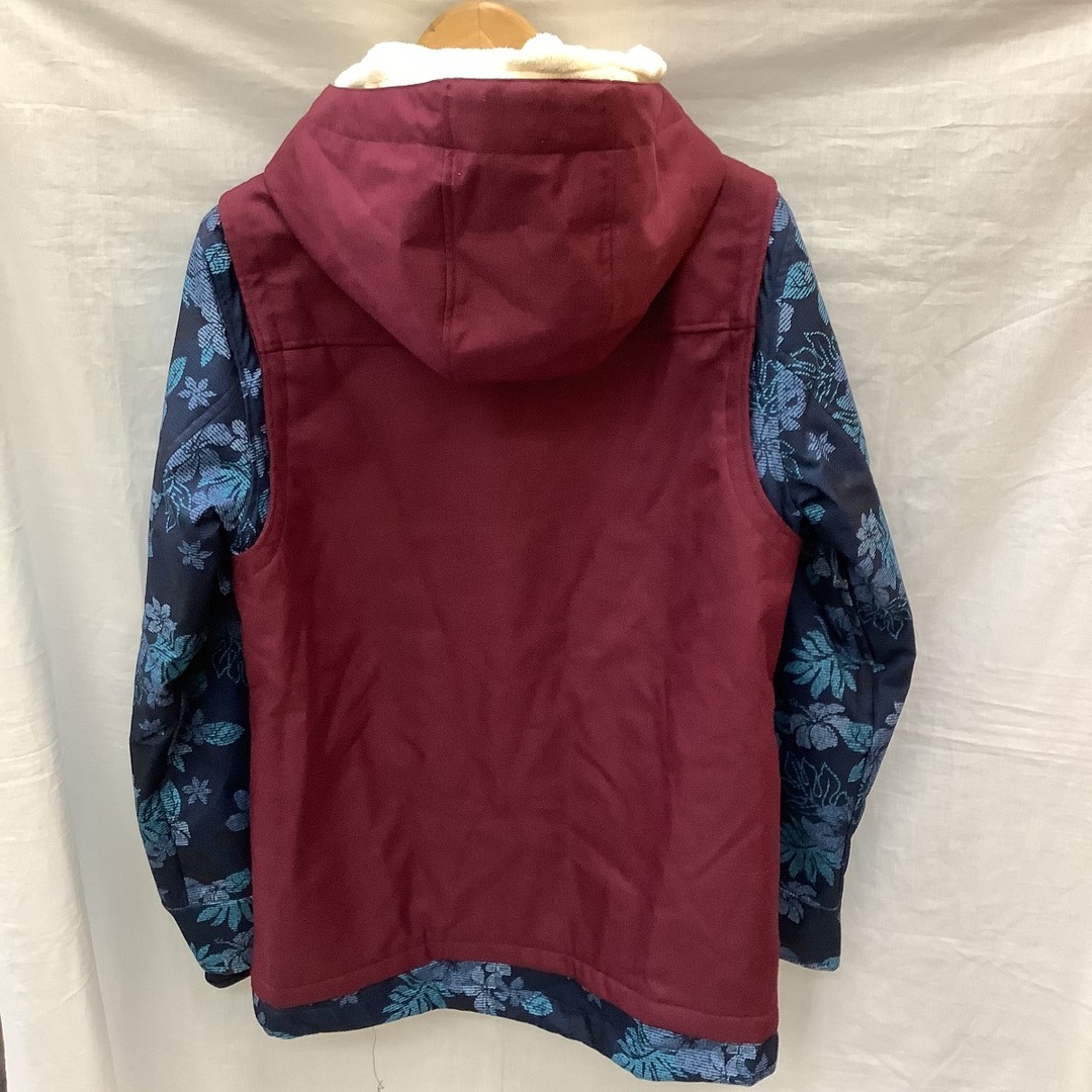 ♪♪arg レディース ジャケット スノーウェア SIZE L ネイビー×エンジ 1