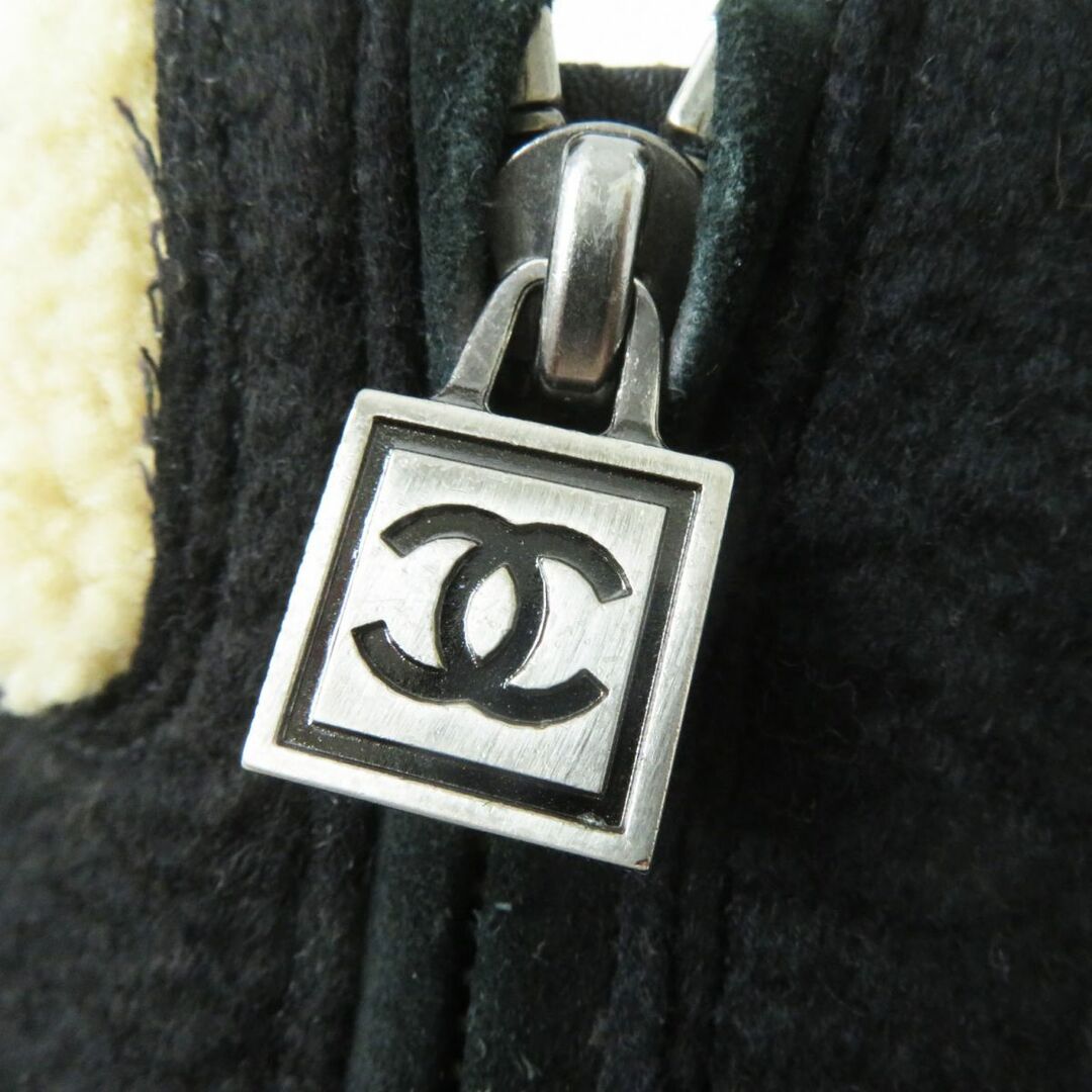 ★正規品★CHANEL★ココマークムートンブーツ★ブラック★＃35