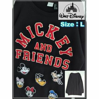 ディズニー(Disney)のDisney オーバーサイズ クラブハウスメンバー 3段 アーチロゴ 3478(Tシャツ/カットソー(七分/長袖))