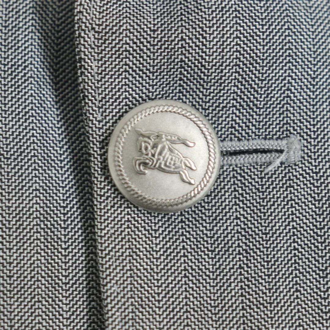BURBERRY - 美品▽バーバリーロンドン ヘリンボーン柄 ロゴ入り