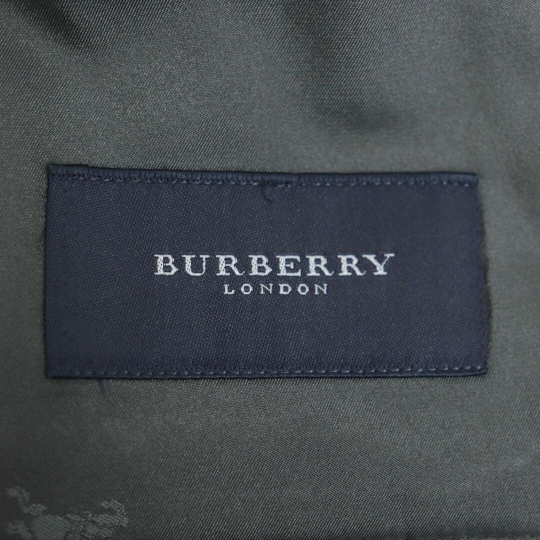 BURBERRY - 美品▽バーバリーロンドン ヘリンボーン柄 ロゴ入り